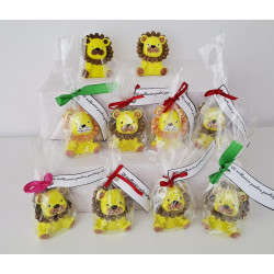 Leu din ipsos pictat – mărturie veselă pentru botez