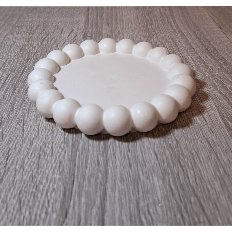 Tavă cu cercuri din ipsos