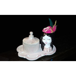 Set Mini-vaza cu bomboniera