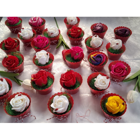 Cosulete cu trandafir de sapun