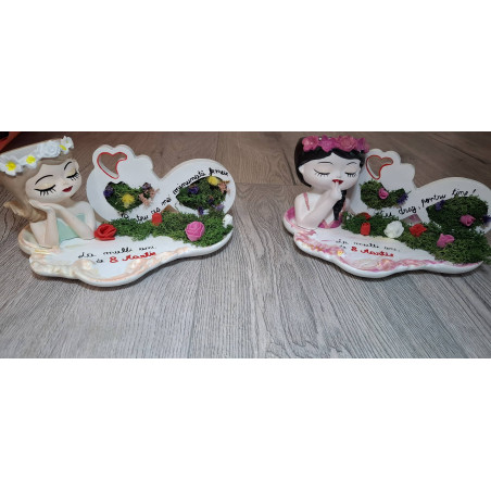 Aranjament decorativ 8 Martie – Cadou original pentru femei, realizat manual