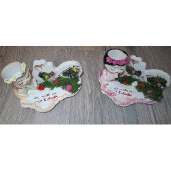 Aranjament decorativ 8 Martie – Cadou original pentru femei, realizat manual