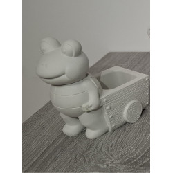 Broască cu roabă din ipsos